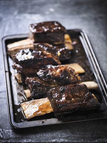 Citrus and chilli braised short ribs